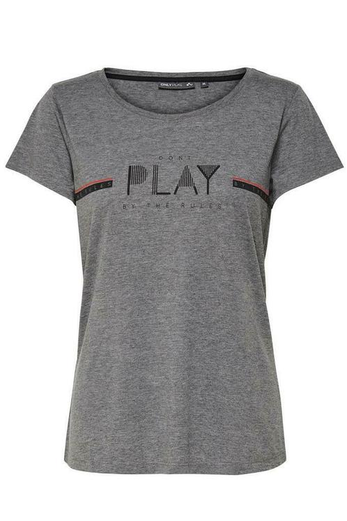 Shirt JANICE ONLY Play tekst voor maat 52/54, Kleding | Dames, T-shirts, Verzenden