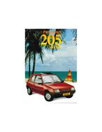 1988 PEUGEOT 205 SOLEIL LEAFLET NEDERLANDS, Livres, Ophalen of Verzenden