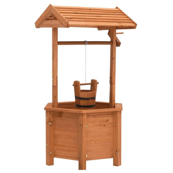 Houten Wensput Plantenbak 40x40 cm - Retour Deal - DIYer..., Tuin en Terras, Bloembakken en Plantenbakken, 60 cm of meer, Minder dan 60 cm