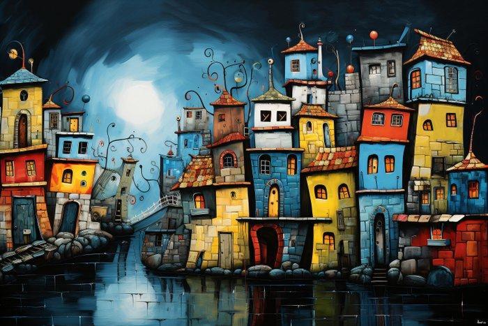 Felix van Horst - Curved Chaos (XXL), Antiek en Kunst, Kunst | Designobjecten