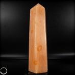 Natuurlijk intens oranje zonkalkiet-obelisk Brazilië- 814.48