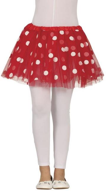 Rode Tutu Meisje Stippen 30cm, Verzenden
