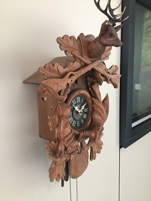 Pendule à coucou - Bois - 1960-1970, Antiquités & Art, Antiquités | Horloges