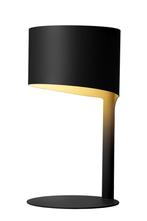 Lucide KNULLE - Tafellamp E14 H28,5 D15cm Zwart, Huis en Inrichting, Verzenden, Nieuw, Metaal, Trendy verlichting