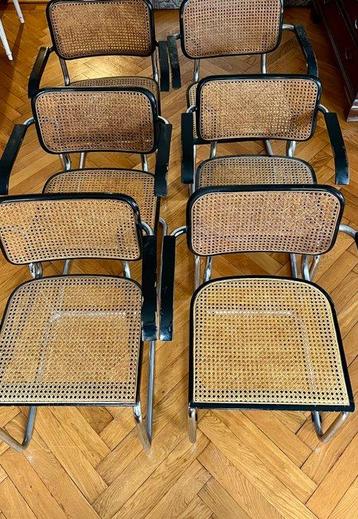 Gavina - Marcel Breuer - Stoel (6) - Staal beschikbaar voor biedingen