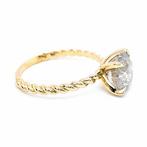 Ring - 14 karaat Geel goud - 2.31ct. tw. Diamant