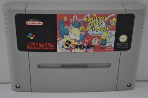 Krustys Super Fun House (SNES FAH), Consoles de jeu & Jeux vidéo, Jeux | Nintendo Super NES