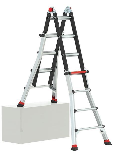 Varitrex Tele PRO+ 4×4, Doe-het-zelf en Bouw, Ladders en Trappen, 2 tot 4 meter, Opvouwbaar of Inschuifbaar, Nieuw, Ladder, Ophalen of Verzenden