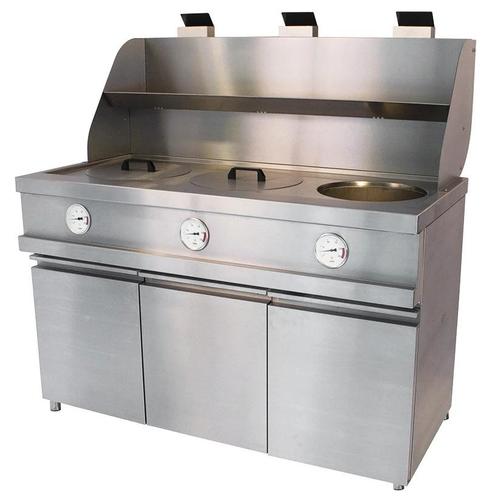Friteuse | MECA FRYER | Gas | 13+13+13L | 46.8kW |, Zakelijke goederen, Horeca | Keukenapparatuur, Nieuw in verpakking, Verzenden