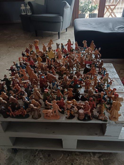 Kerststal (110) - Plastic - Lotto herders kerststal, Antiek en Kunst, Antiek | Boeken en Manuscripten