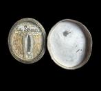 Reliekhouder - Messing, Verzilverd - 1800-1850 - Relikwie Ex, Antiek en Kunst
