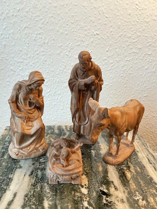 Anri Wood Carving - Prof. Karl Kuolt - Kerststal (4) - Hout, Antiek en Kunst, Antiek | Boeken en Manuscripten