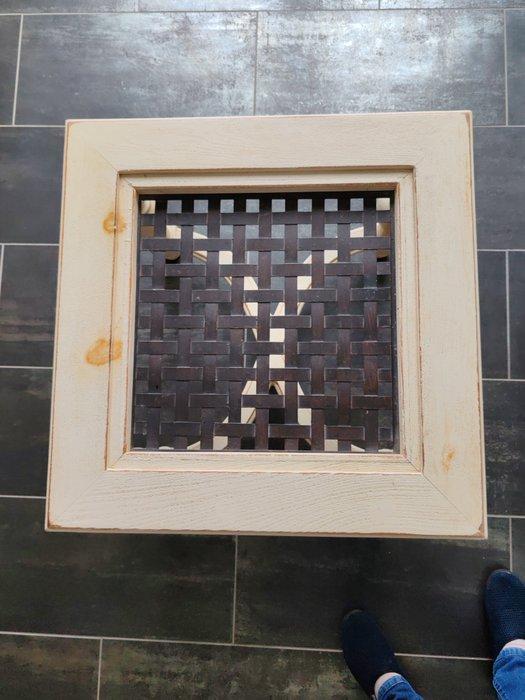 Jura - Table basse - Chêne - Table chêne massif cérusé, Antiquités & Art, Curiosités & Brocante