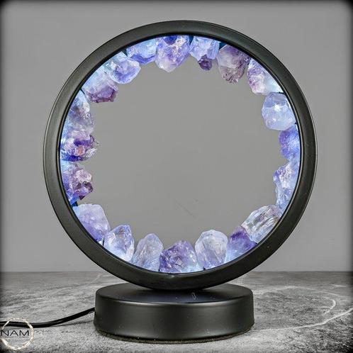 Cirkel van het Licht – Natuurlijke Amethist Een stralend, Verzamelen, Mineralen en Fossielen