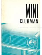 1975 AUSTIN-MORRIS MINI CLUBMAN INSTRUCTIEBOEKJE NEDERLANDS