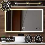 Badkamerspiegel met verlichting - Wandspiegel - 120x60 cm -, Huis en Inrichting, Verzenden, Nieuw