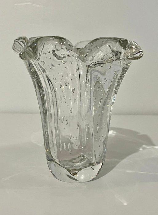 Verreries Schneider - Vaas - Vaas Corolle in dik, bol, Antiek en Kunst, Antiek | Glaswerk en Kristal