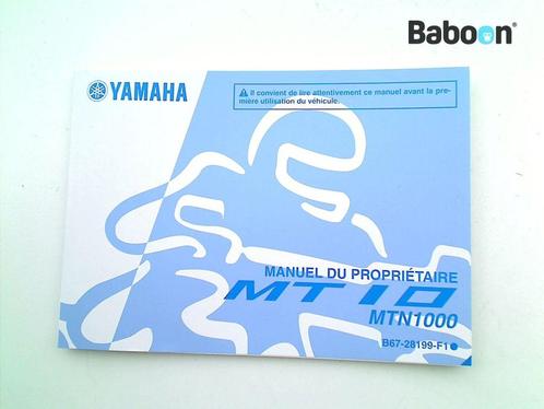 Instructie Boek Yamaha MT 10 2017-2021 (MT10 RN458 B67), Motos, Pièces | Yamaha, Envoi