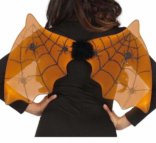 Oranje Halloween Vleugels Vleermuis 60cm, Hobby & Loisirs créatifs, Articles de fête, Envoi