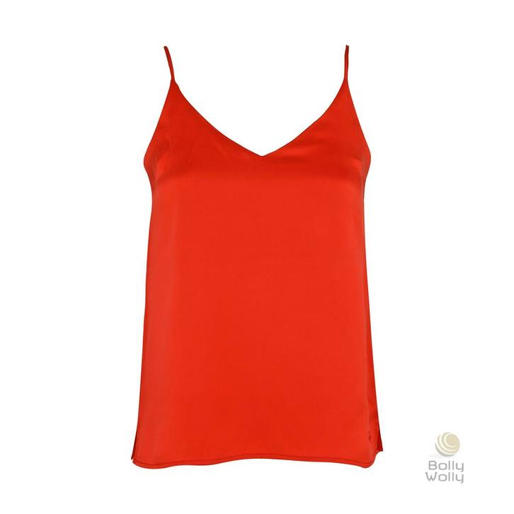 Frogbox • rode zijden top • 36, Kleding | Dames, Blouses en Tunieken, Rood, Nieuw, Maat 36 (S), Verzenden