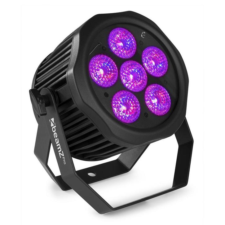 BeamZ Pro WBP612IP Aluminium Accu LED PAR RGBAW-UV IP65, Muziek en Instrumenten, Licht en Laser, Verzenden