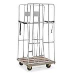 Gebruikte 2-Heks rolcontainer klemhekken + 2 spanbanden, Doe-het-zelf en Bouw, Ophalen of Verzenden, Gebruikt