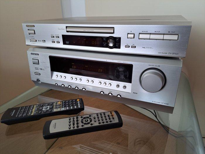 Onkyo - HT-R340 AV-ontvanger & DV-SP501 CD/DVD-speler, Audio, Tv en Foto, Radio's