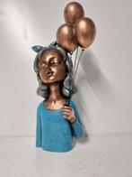 Statue, balloon girl - 36 cm - polyresin