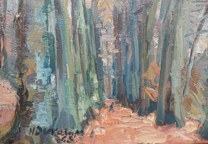 Henri Descamps (1898-1990) - Groenendaal - kasteeldreef -, Antiquités & Art, Art | Peinture | Classique