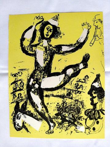 Marc Chagall (1887-1985) - Le Cirque - original lithograph beschikbaar voor biedingen