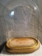 Globe - 1921-1950 - Grote ovale stolp in glas in goede, Antiek en Kunst