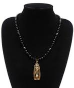 Obsidiaan - Boeddha Genezer - Talisman van Gezondheid,