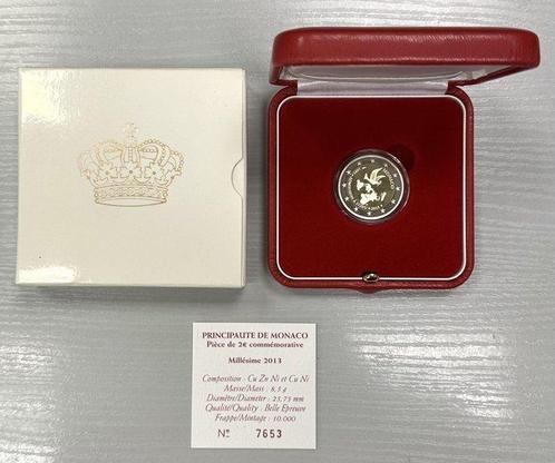 Monaco. 2 Euro 2013 ONU Proof (Zonder Minimumprijs), Postzegels en Munten, Munten | Europa | Euromunten
