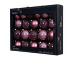 Kerstballen Glas Vintage Roze 7 cm Set van 21, Nieuw