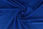 10 meter lycra stof - Blauw - 155cm breed, Verzenden