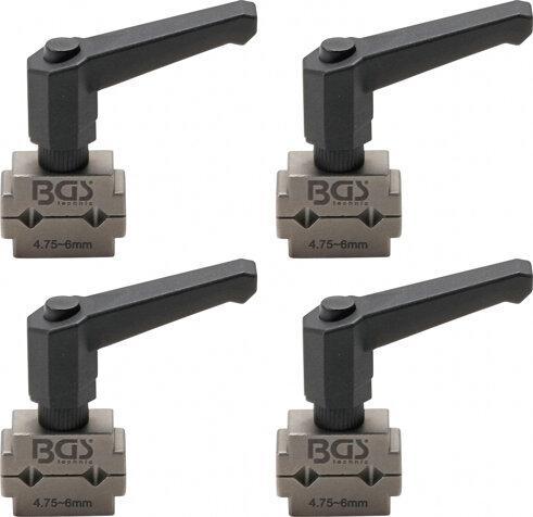 Bgs Technic Remleidingsklemmen-set 4,75  6 mm 4-delig, Auto diversen, Autogereedschap, Verzenden