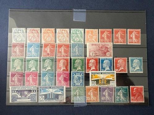 France - Lot de timbres NEUFS 1900-1930 Semeuses, pasteurs,, Postzegels en Munten, Postzegels | Europa | Frankrijk
