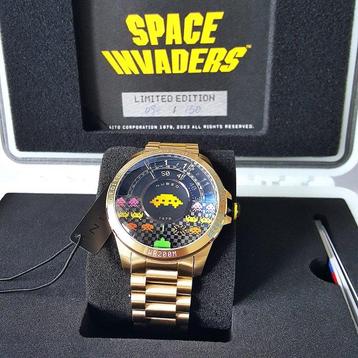 Nubeo - SPACE INVADERS - Limited Edition - Automatic - Gold