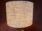 Lamp - Koper, Linnen - Koperen tafellamp, Antiek en Kunst