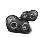 PHARES POUR MERCEDES CLASSE C W203 00-07 ANGEL EYES FOND NOI, Auto-onderdelen, Verzenden, Nieuw