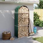 vidaXL Haardhoutopslag 80x45x190 cm gegalvaniseerd staal, Tuin en Terras, Verzenden