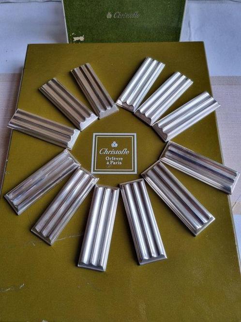 Christofle - Luc Lanel - Porte couteau (12) - accolade -, Antiek en Kunst, Antiek | Meubels | Tafels