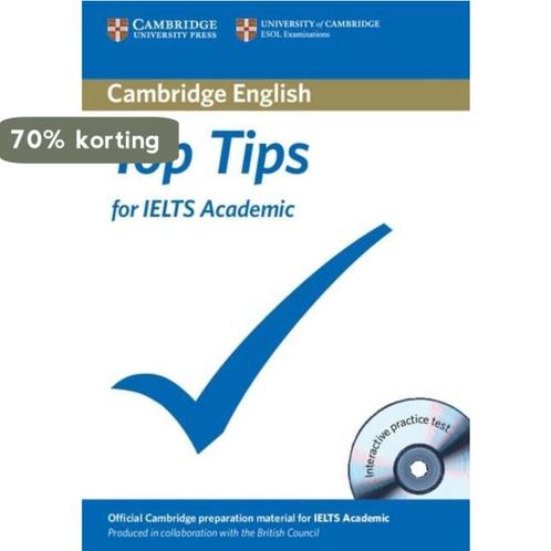 Top Tips for IELTS Academic Paperback with CD-ROM, Boeken, Overige Boeken, Gelezen, Verzenden