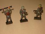 Elastolin - Figuur - Lineol 3 soldats allemand luftwaffe, Nieuw