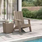 vidaXL Tuinstoel Adirondack 75x88,5x89,5 cm polypropeen, Jardin & Terrasse, Chaises de jardin, Verzenden