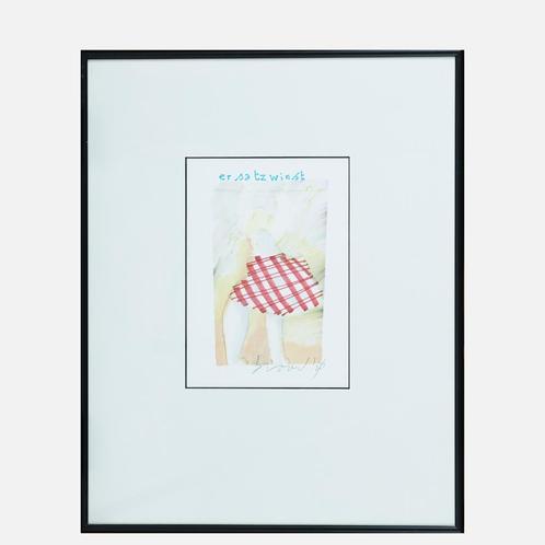 Herman Brood | Originele Tekening: Ersatz winst, Antiek en Kunst, Kunst | Tekeningen en Fotografie, Verzenden