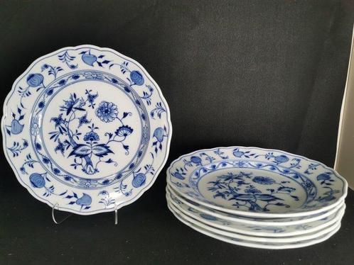 Meissen - Cipolla Blu - 6 PIATTI - ø25cm - 1.Wahl -, Antiek en Kunst, Antiek | Glaswerk en Kristal