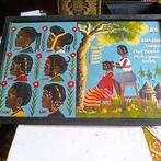 Enseigne publicitaire dun salon de coiffure en Afrique -