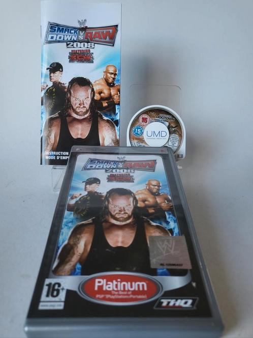 Smackdown vs Raw 2008 Featuring ECW Platinum PSP, Consoles de jeu & Jeux vidéo, Jeux | Sony PlayStation Portable, Enlèvement ou Envoi