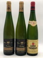 Mixed lot of 3 x 75cl early 2000 quality Alsace whites (wit), Witte wijn, Ophalen of Verzenden